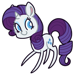 Size: 1816x1792 | Tagged: safe, artist:looji, rarity, pony, unicorn, female, horn, mare, solo, white coat