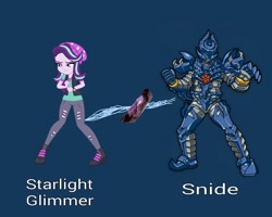 Size: 1280x1024 | Tagged: safe, starlight glimmer, equestria girls, dark energem (dino charge), dino charge, energems (dino charge), power rangers, power rangers dino charge, snide (dino charge)