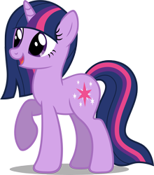 Size: 3378x3839 | Tagged: safe, artist:austiniousi, derpibooru import, twilight sparkle, alternate hairstyle, long mane, simple background, solo, transparent background, vector