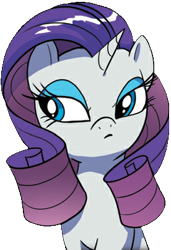 Size: 276x403 | Tagged: safe, artist:amy mebberson, rarity, pony, unicorn, female, horn, mare, solo, white coat