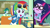 Size: 1280x720 | Tagged: safe, derpibooru import, screencap, blueberry cake, captain planet, rainbow dash, sci-twi, twilight sparkle, better together, equestria girls, the last day of school, fourth wall, geode of super speed, geode of telekinesis, magical geodes, sunglasses