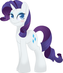 Size: 2969x3430 | Tagged: safe, artist:daydreamsyndrom, rarity, pony, unicorn, blushing, mistake, solo