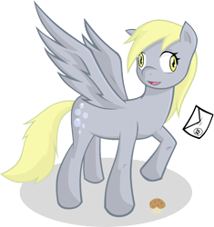 Size: 1010x1075 | Tagged: safe, artist:xilefti, derpy hooves, pegasus, pony, female, mare, solo