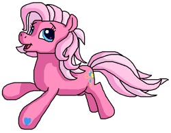 Size: 618x482 | Tagged: safe, artist:colossalstinker, pinkie pie, earth pony, pony, g3, female, mare, pink coat, pink mane, solo