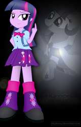 Size: 1800x2810 | Tagged: safe, artist:iflysna94, derpibooru import, twilight sparkle, twilight sparkle (alicorn), alicorn, equestria girls, middle finger, solo, vulgar