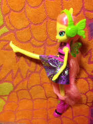 Size: 480x640 | Tagged: safe, fluttershy, equestria girls, clothes, doll, feet, female, pink hair, solo