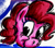 Size: 467x413 | Tagged: safe, artist:colossalstinker, pinkie pie, earth pony, pony, female, mare, pink coat, pink mane, simple background, solo