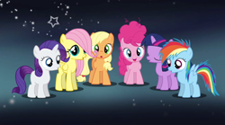 Size: 1040x580 | Tagged: safe, artist:ohponyboy, derpibooru import, applejack, fluttershy, pinkie pie, rainbow dash, rarity, twilight sparkle, earth pony, pegasus, pony, unicorn, filly, mane six, music video, youtube