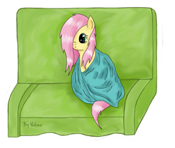 Size: 1020x864 | Tagged: safe, artist:yukino, fluttershy, pegasus, pony, female, mare, pink mane, solo, yellow coat