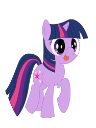 Size: 1836x2448 | Tagged: safe, artist:doctorraz, artist:stardogchampion94, derpibooru import, twilight sparkle, pony, cute, silly, silly pony, solo, tongue out, twiabetes