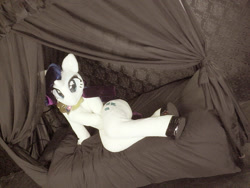 Size: 1000x750 | Tagged: safe, artist:girlieginger, rarity, human, cosplay, fursuit, irl, irl human, photo, solo