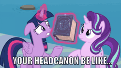 Size: 600x337 | Tagged: safe, edit, edited screencap, screencap, starlight glimmer, twilight sparkle, twilight sparkle (alicorn), alicorn, pony, unicorn, school daze, anarchy, animated, book, book abuse, eea rulebook, female, frown, fuck the police, fuck your rulebook, fuck your shit, gif, glare, glowing horn, gritted teeth, headcanon, image macro, levitation, magic, mare, meme, open mouth, punch, raised eyebrow, raised hoof, slap, spread wings, talking, telekinesis, water, wide eyes, wingboner, wings