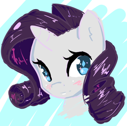 Size: 3084x3053 | Tagged: safe, artist:acharmingpony, rarity, pony, unicorn, female, horn, mare, solo, white coat