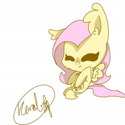 Size: 2048x2048 | Tagged: safe, fluttershy, pegasus, pony, app, cute, female, mare, solo