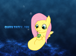 Size: 1966x1456 | Tagged: safe, fluttershy, pegasus, pony, sea pony, ask, seapony fluttershy, solo, tumblr, underwater