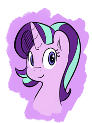 Size: 2048x2732 | Tagged: safe, artist:esfelt, starlight glimmer, pony, unicorn, bust, cute, glimmerbetes, looking at you, partial background, portrait, smiling, solo