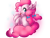 Size: 800x600 | Tagged: safe, artist:kkuyo, pinkie pie, earth pony, pony, alternate hairstyle, japanese, pixiv, solo, tongue out, twintails