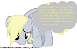 Size: 640x408 | Tagged: safe, derpy hooves, pegasus, pony, diverse-mlp-headcanons, female, headcanon, mare, op is a cuck