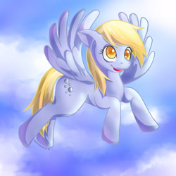 Size: 1024x1024 | Tagged: safe, artist:gocholudek, derpy hooves, pegasus, pony, female, mare, solo