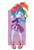 Size: 1777x2589 | Tagged: safe, artist:drawbauchery, derpibooru import, rainbow dash, equestria girls, alternate hairstyle, boots, clothes, cute, female, fishnet stockings, one eye closed, pantyhose, ponytail, shoes, skirt, smiling, solo, watermark, wink