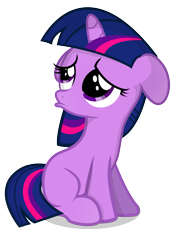 Size: 1087x1536 | Tagged: safe, artist:coltsteelstallion, derpibooru import, twilight sparkle, cute, duckface, filly, pouting, simple background, solo, transparent background, twiabetes, vector