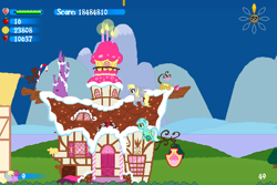 Size: 600x400 | Tagged: safe, derpy hooves, pegasus, pony, clockwork stallions, female, game maker, gameplay, mare, mlp game, pony game, review, sugarcube corner