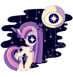 Size: 469x497 | Tagged: safe, artist:meatsaint, derpibooru import, twilight sparkle, solo, wingding eyes