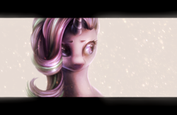 Size: 1600x1046 | Tagged: safe, artist:ventious, starlight glimmer, pony, unicorn, bust, letterboxing, portrait, solo