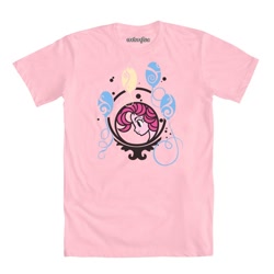 Size: 1000x1000 | Tagged: safe, pinkie pie, equestria girls, clothes, official, shirt, solo, t-shirt, welovefine