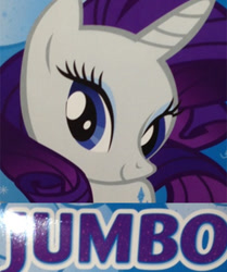 Size: 418x500 | Tagged: source needed, safe, rarity, pony, unicorn, bend over, expand dong, exploitable meme, jumbo, meme, one word, solo