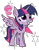 Size: 1280x1643 | Tagged: safe, artist:ravenevert, derpibooru import, twilight sparkle, twilight sparkle (alicorn), alicorn, pony, female, logo, mare, solo