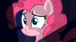 Size: 1054x592 | Tagged: safe, screencap, pinkie pie, earth pony, pony, bridle gossip, female, mare, pink coat, pink mane, solo