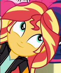 Size: 606x722 | Tagged: safe, edit, edited screencap, screencap, pinkie pie, sci-twi, sunset shimmer, twilight sparkle, dance magic, equestria girls, spoiler:eqg specials, cropped, cute, female, shimmerbetes, trio