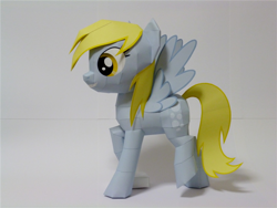 Size: 1080x810 | Tagged: safe, artist:robi, derpy hooves, pegasus, pony, female, mare, papercraft, pixiv, solo