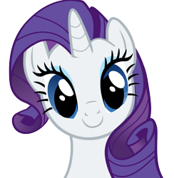 Size: 9635x9876 | Tagged: safe, artist:slb94, rarity, pony, unicorn, absurd resolution, simple background, smiling, solo, transparent background, vector