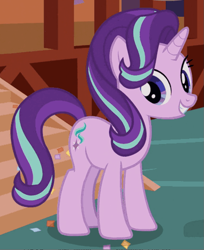 Size: 803x986 | Tagged: safe, screencap, starlight glimmer, pony, unicorn, the maud couple, cute, female, glimmerbetes, happy, looking at you, mare, solo