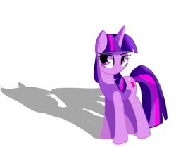 Size: 567x474 | Tagged: safe, artist:derpiliciouspony, derpibooru import, twilight sparkle, unicorn twilight, unicorn, shadow, solo