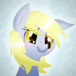 Size: 1000x1000 | Tagged: safe, artist:smokedpone, derpy hooves, pegasus, pony, female, mare, scrunchy face, solo