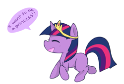 Size: 653x445 | Tagged: safe, artist:pegacornss, derpibooru import, twilight sparkle, crown, filly, princess, solo