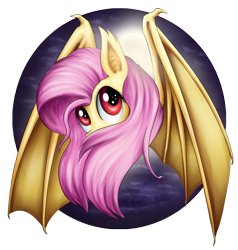 Size: 900x946 | Tagged: safe, artist:xioade, fluttershy, bat pony, pony, bats!, cute, flutterbat, race swap, shyabates, shyabetes, solo