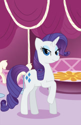 Size: 600x927 | Tagged: safe, artist:pickletoez, rarity, pony, unicorn, female, horn, mare, solo, white coat