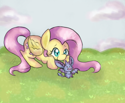 Size: 1006x829 | Tagged: safe, artist:chiuuchiuu, fluttershy, bat, pegasus, pony, bats!, solo