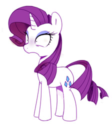 Size: 919x1025 | Tagged: safe, artist:30clock, rarity, pony, unicorn, pixiv, shocked, solo