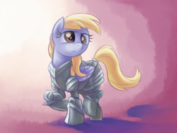 Size: 2000x1500 | Tagged: safe, artist:verulence, derpy hooves, pegasus, pony, armor, female, mare, solo