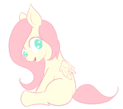 Size: 948x843 | Tagged: safe, artist:lilmisswaffles, fluttershy, pegasus, pony, digital art, female, filly, mare, solo