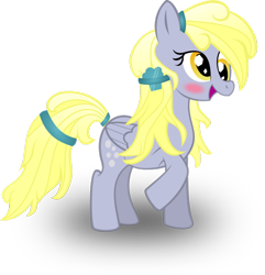 Size: 878x910 | Tagged: safe, artist:battlefieldbrony, derpy hooves, pegasus, pony, alternate hairstyle, female, mare, solo