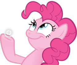Size: 1214x1024 | Tagged: safe, pinkie pie, earth pony, pony, look what pinkie found, meme, refresh, simple background, solo, transparent background, vector