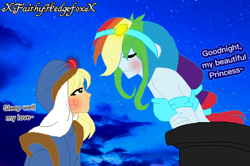 Size: 480x318 | Tagged: safe, artist:xfaithyhedgefoxx, derpibooru import, applejack, rainbow dash, equestria girls, appledash, female, lesbian, shipping