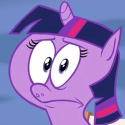 Size: 300x300 | Tagged: safe, artist:hotdiggedydemon, derpibooru import, twilight sparkle, .mov, reaction image, solo