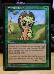 Size: 500x684 | Tagged: safe, artist:ninthsphere, applejack, earth pony, pony, card, female, magic the gathering, mare